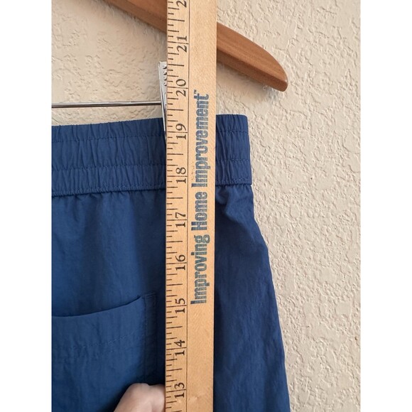 Original Use Shorts Mens L Blue Nylon Jogger Drawstring No Lining Pockets Light - Picture 8 of 11